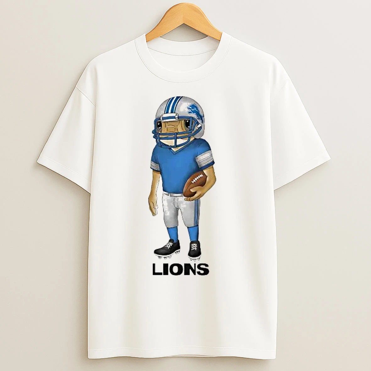 Classic Bad Bunny Nfl Super Bowl Detroit Lions Sapo Concho Player T Shirts