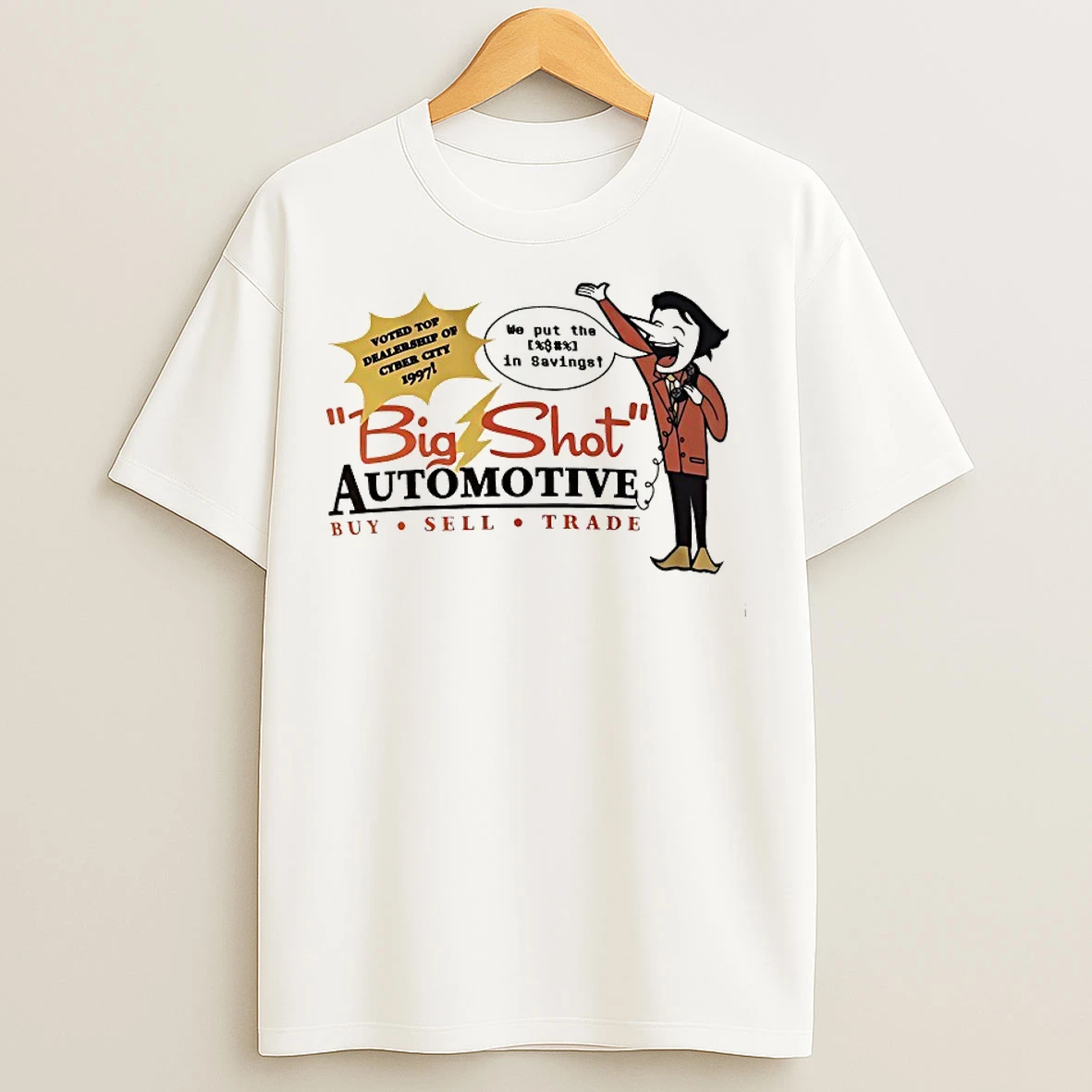 Classic Big Shot Automotive Buy Sell Trade T Shirts