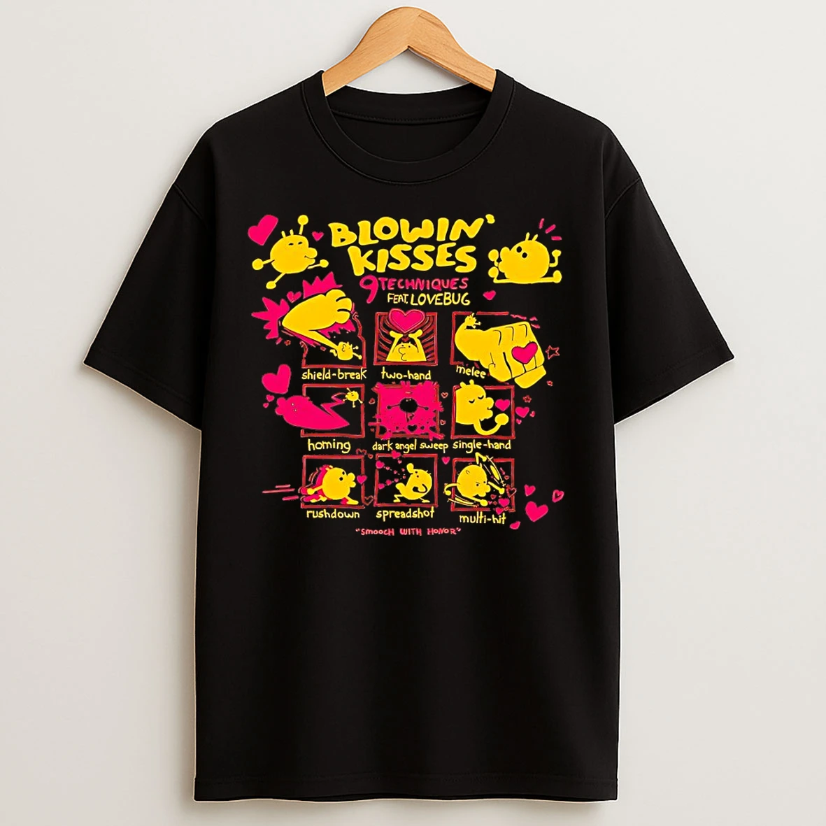 Classic Blowin Kisses 9 Techniques Feat Lovebug T Shirts