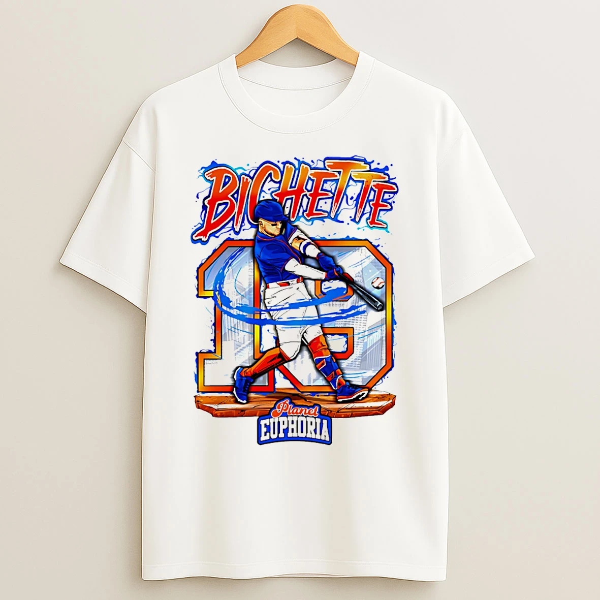 Classic Bo Bichette New York Mets Hand Drawn Artwork T Shirts