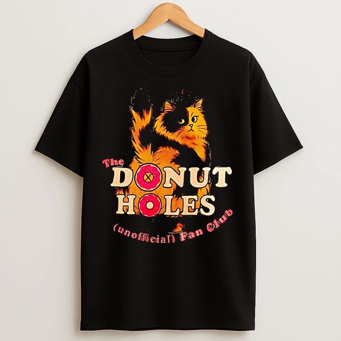 Classic Cat The Donut Holes Unofficial Fan Club T Shirts