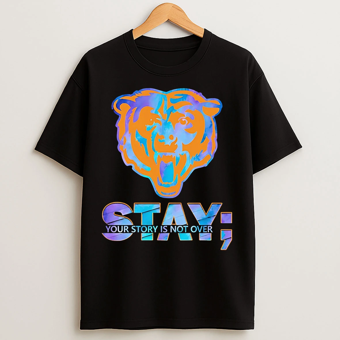 Classic Chicago Bears Stay Your Story Is Not Over T Shirts