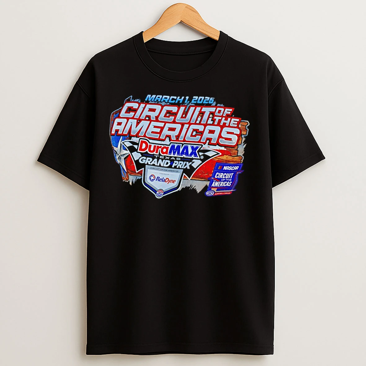 Classic Circuit Of The Americas Dura Max Texas Grand Prix Nascar Racing T Shirts