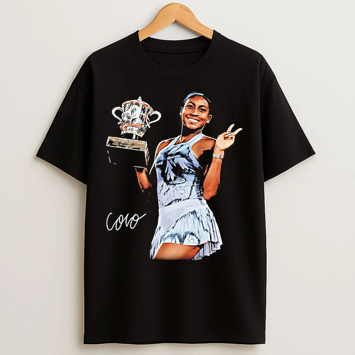 Classic Coco Gauff French Open Deuces T Shirts