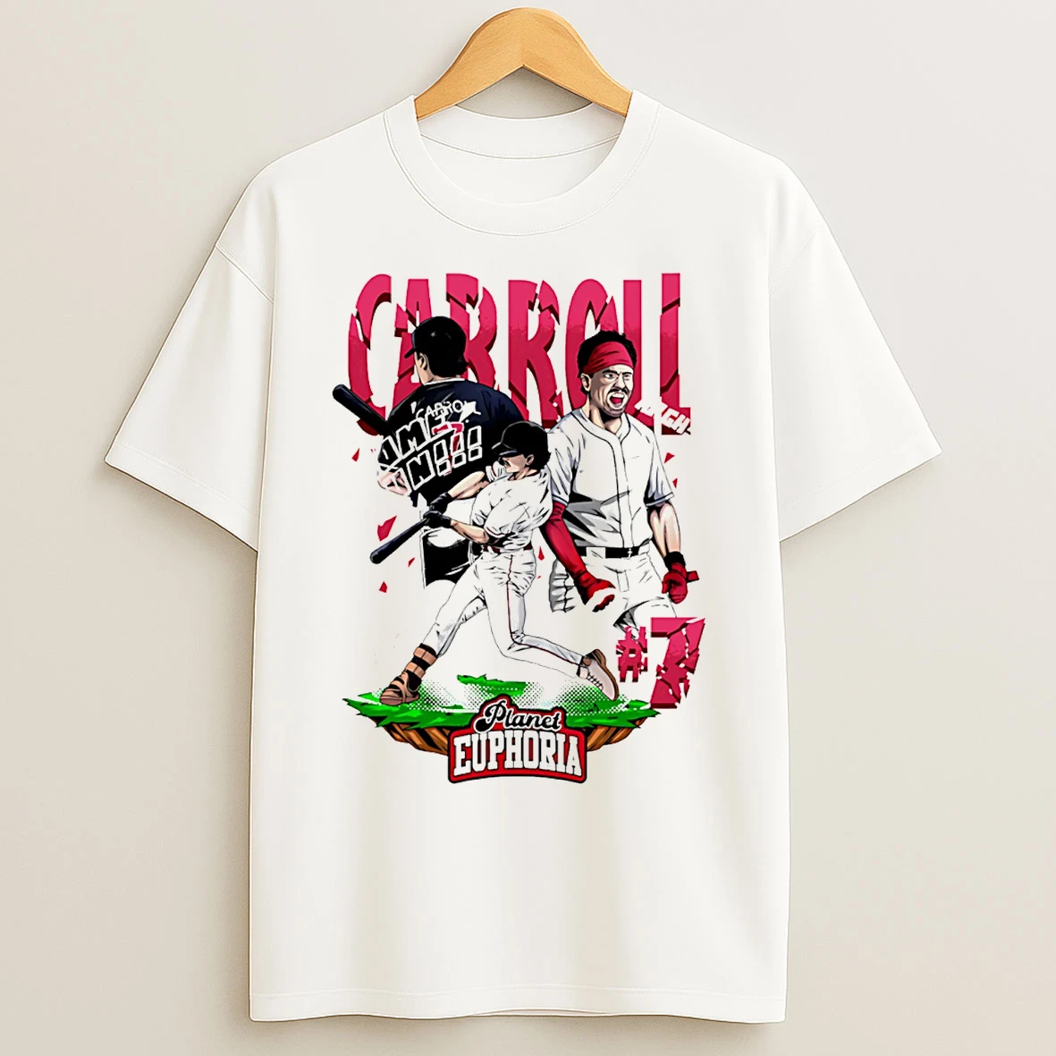 Classic Corbin Carroll Arizona Diamondbacks Hand Drawn Artwork T Shirts