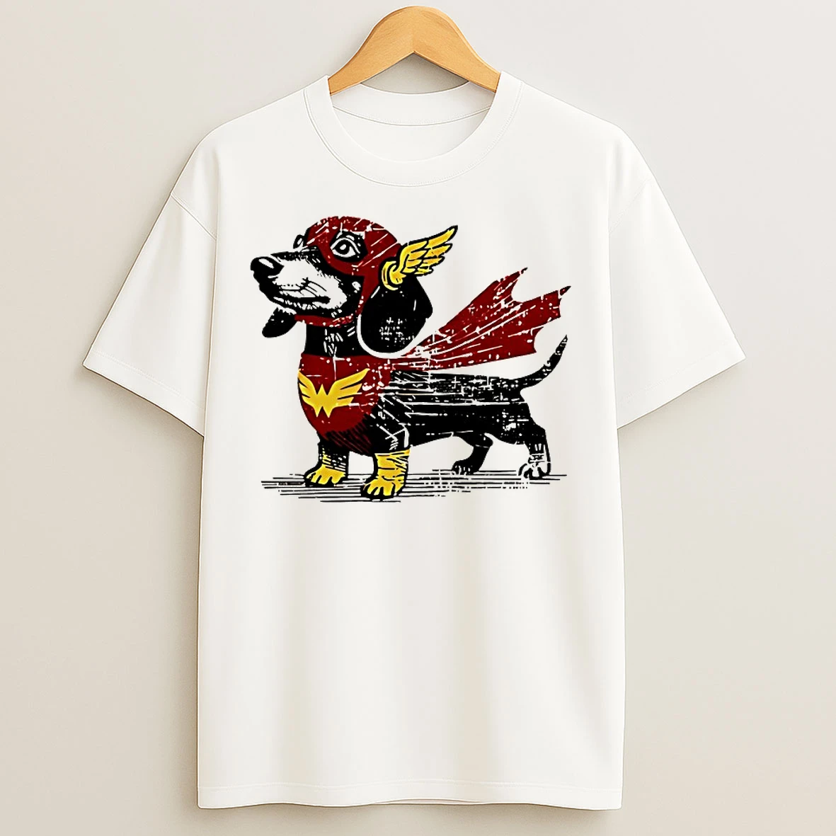 Classic Dachshund Superdog T Shirts