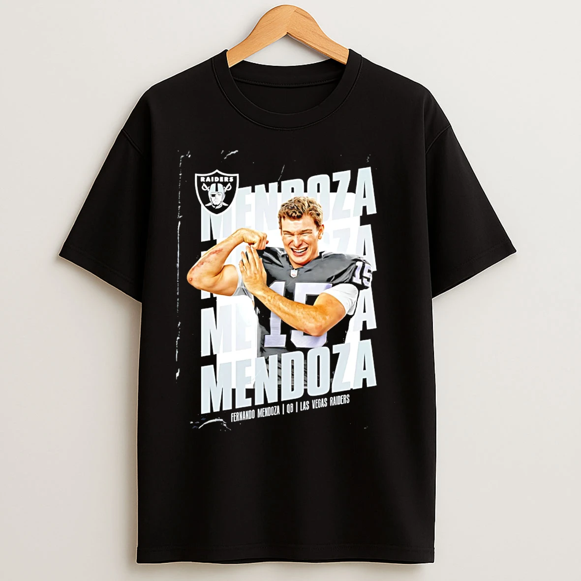 Classic Fernando Mendoza Las Vegas Raiders Mendoza Mendoza Graphic T Shirts