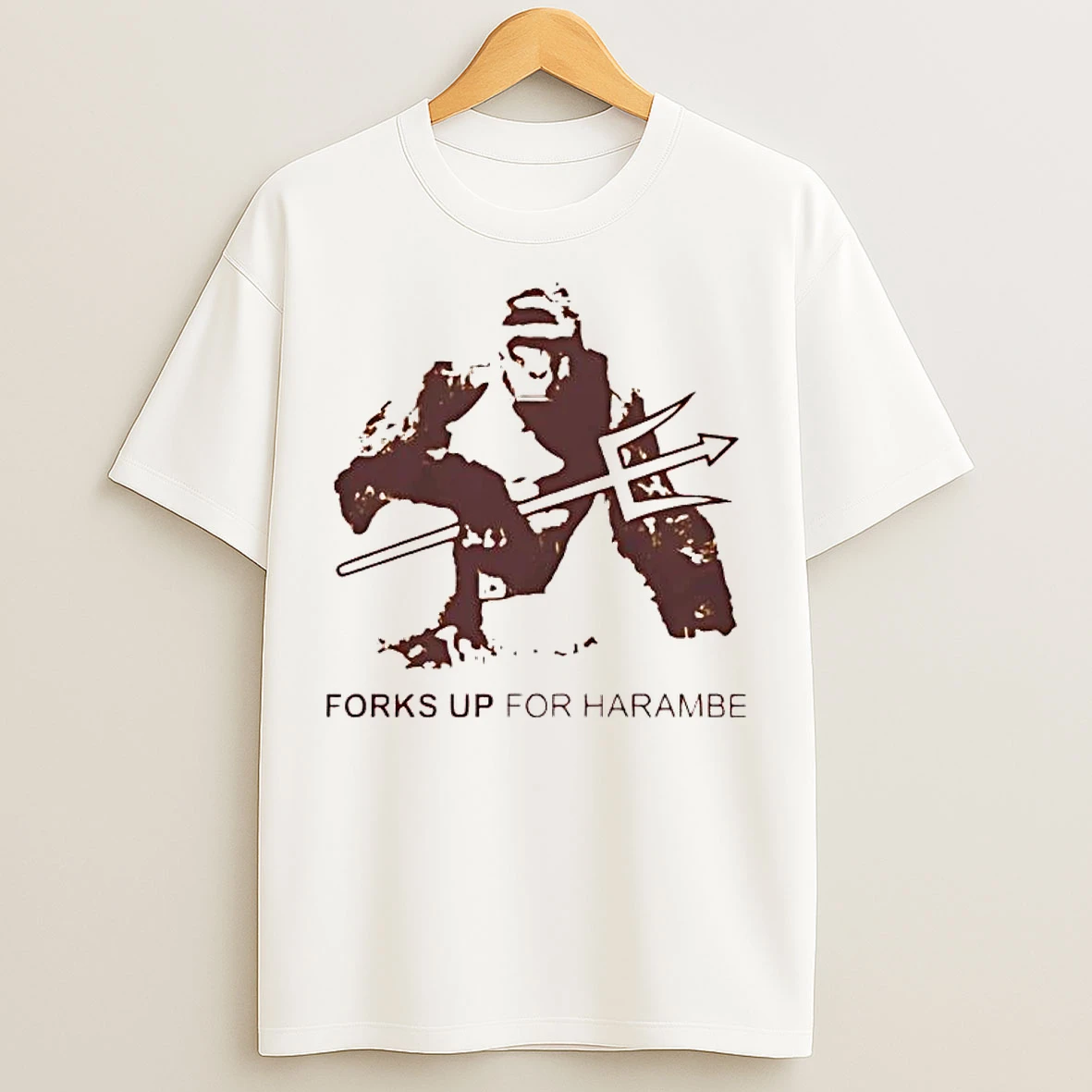 Classic Forks Up For Harambe Arizona State Sun Devils T Shirts