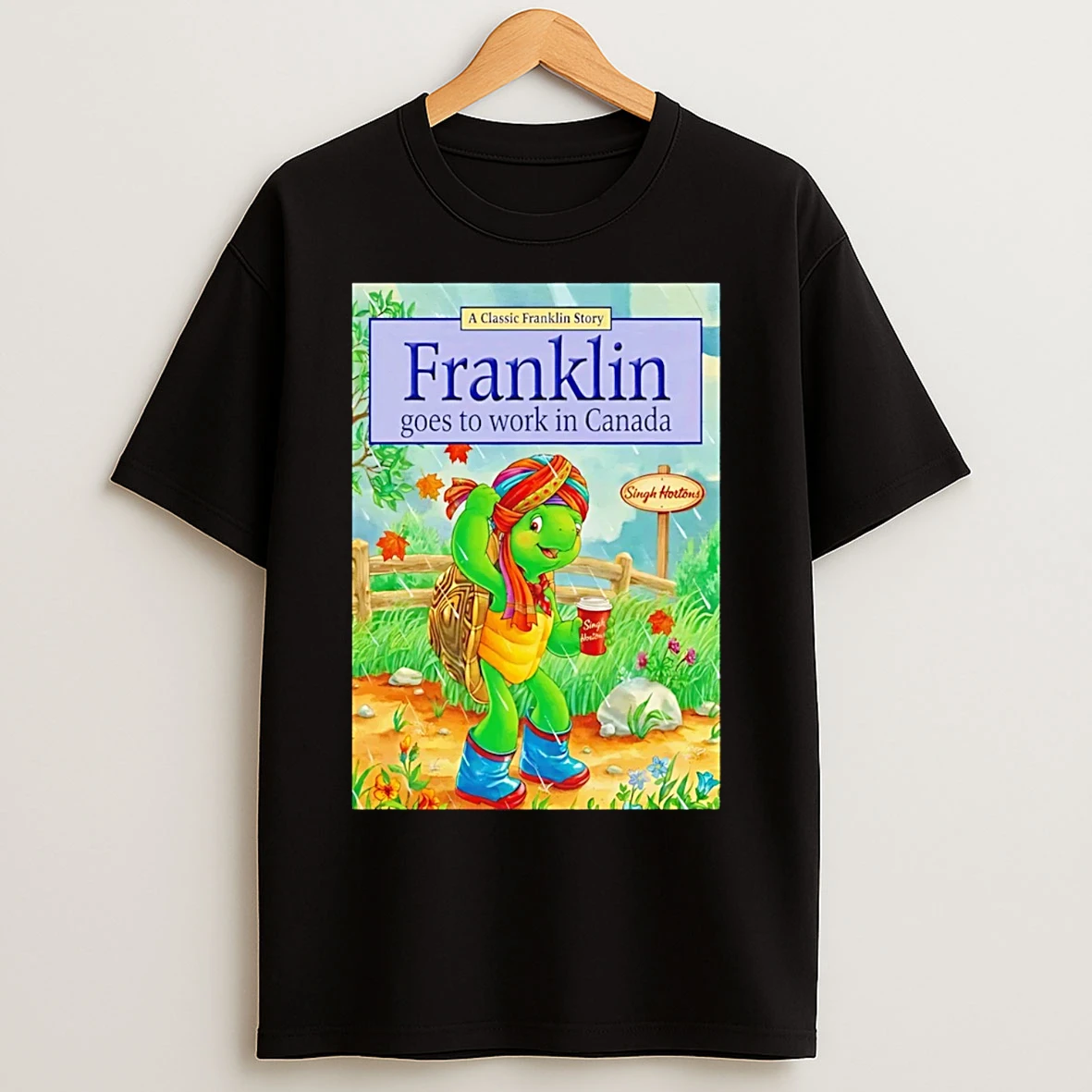 Classic Franklin Goes To Work In Canada T Shirts