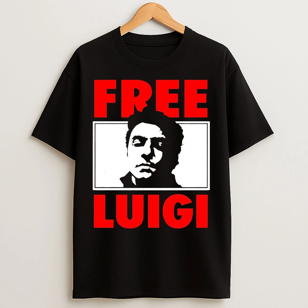 Classic Free Luigi Mangione Mugshot Retro T Shirts