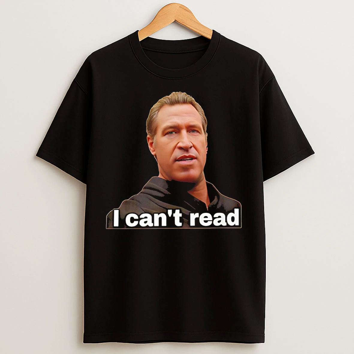 Classic Gavin Newsom I Cant Read Bold Political Meme T Shirts