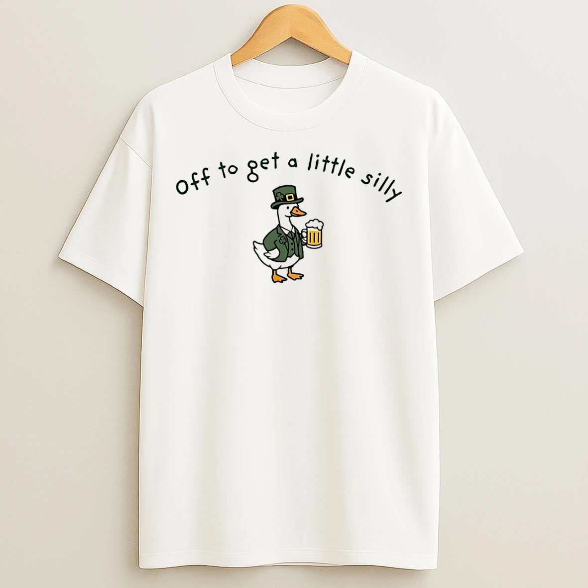 Classic Goose Off To Get A Little Silly St Patricks Day 2026 T Shirts