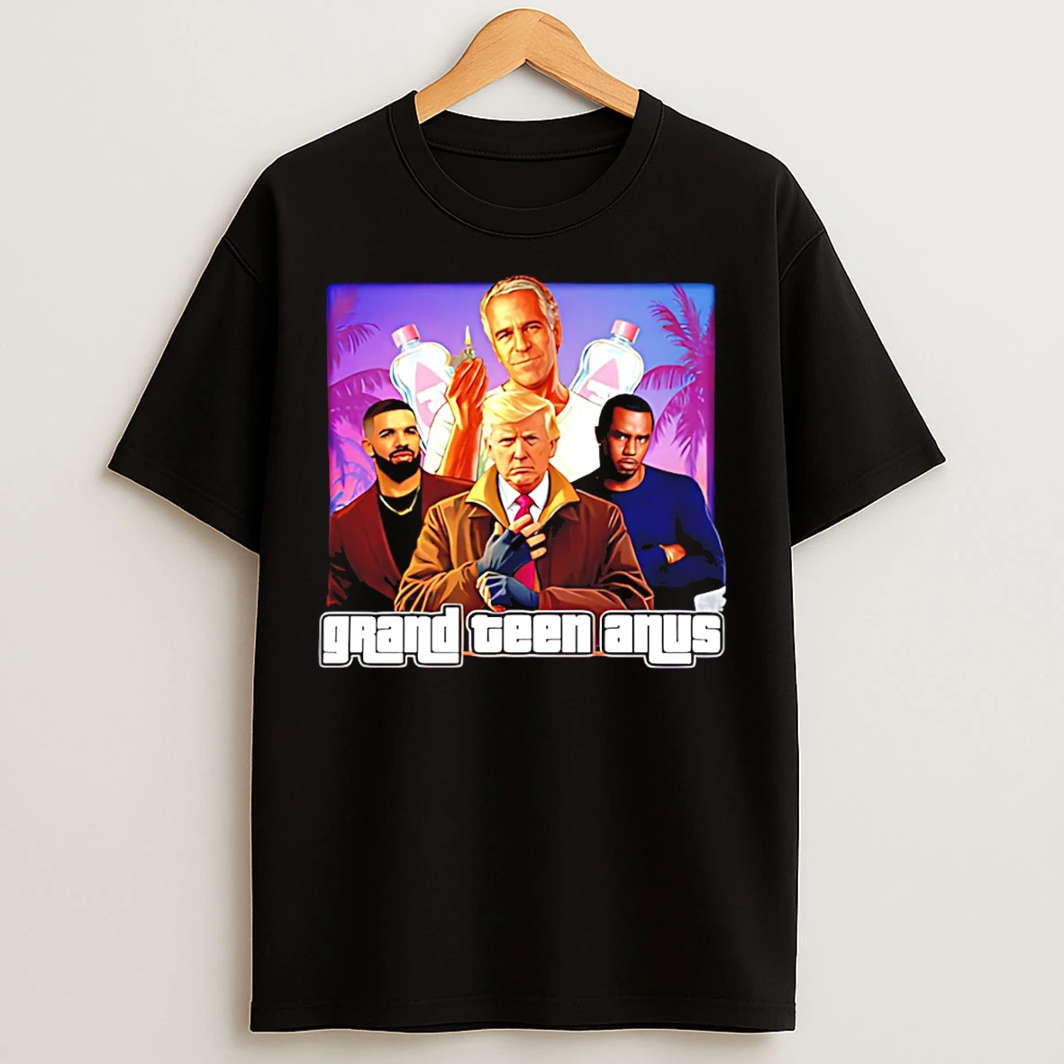 Classic Grand Teen Anus Trump Epstein Diddy Gta T Shirts