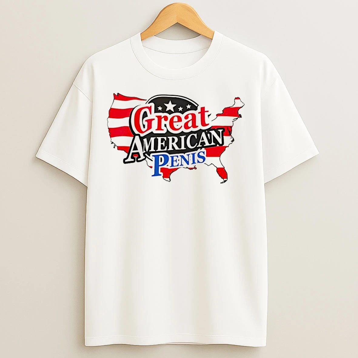 Classic Great American Penis Map T Shirts