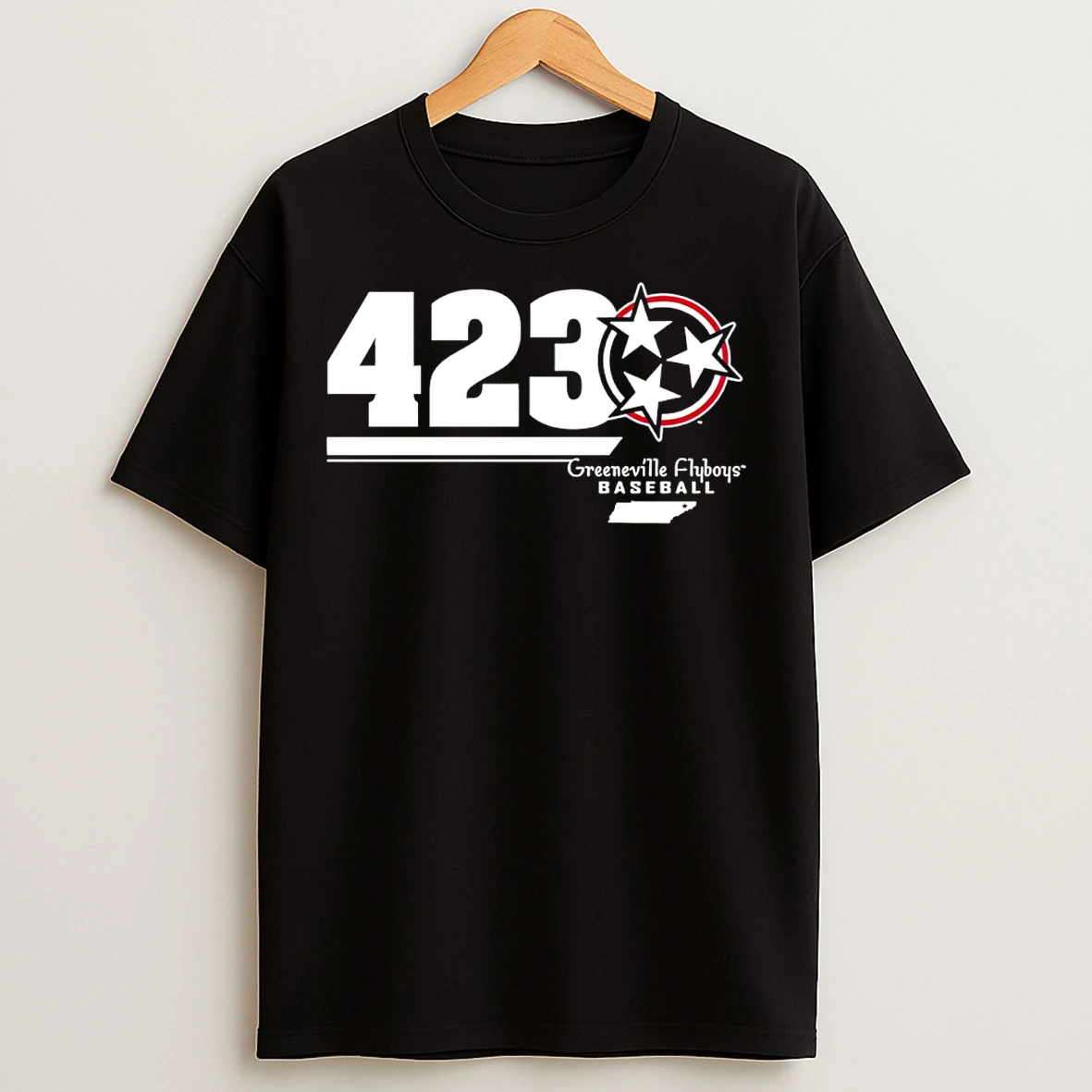 Classic Greenville Flyboys 423 Stars Baseball Logo T Shirts