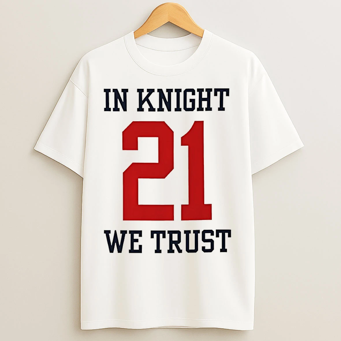 Classic Hilary Knight 21 In Knight We Trust Usa Hockey Gold Medal T Shirts