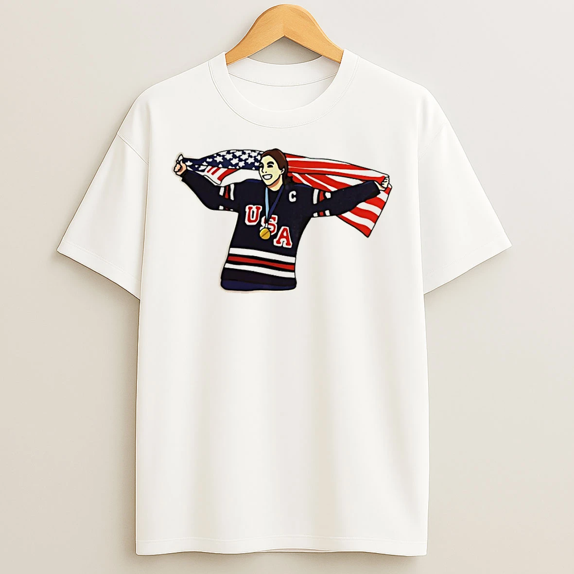 Classic Hilary Knight Team Usa Womens Hockey Olympic Golden Goal T Shirts