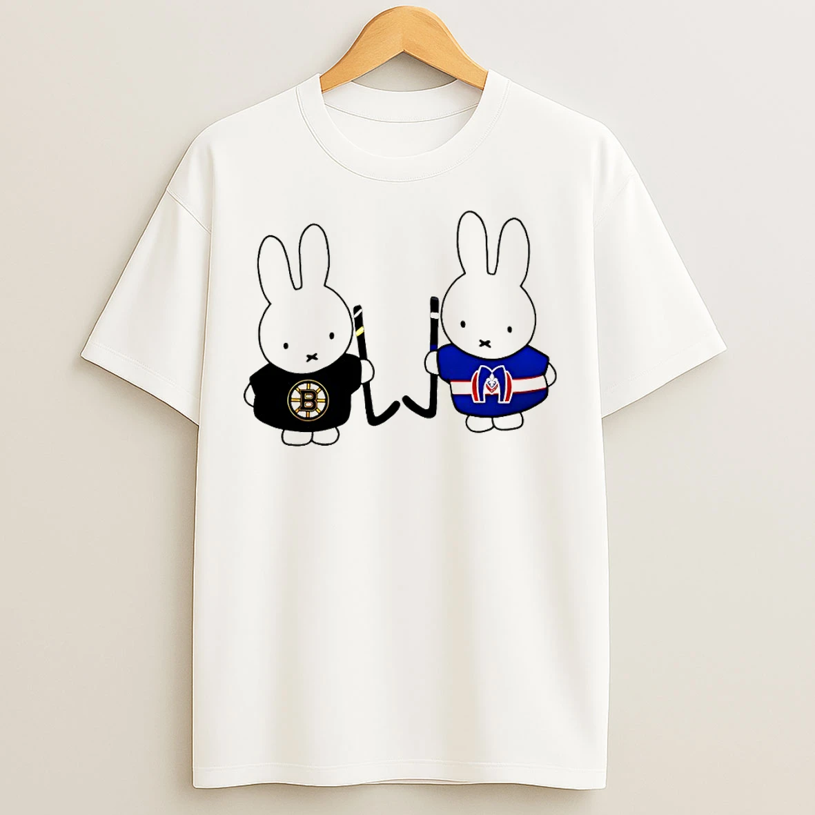 Classic Hollander Rozanov Miffy Boston Bruins Vs Montreal Metros Hockey T Shirts