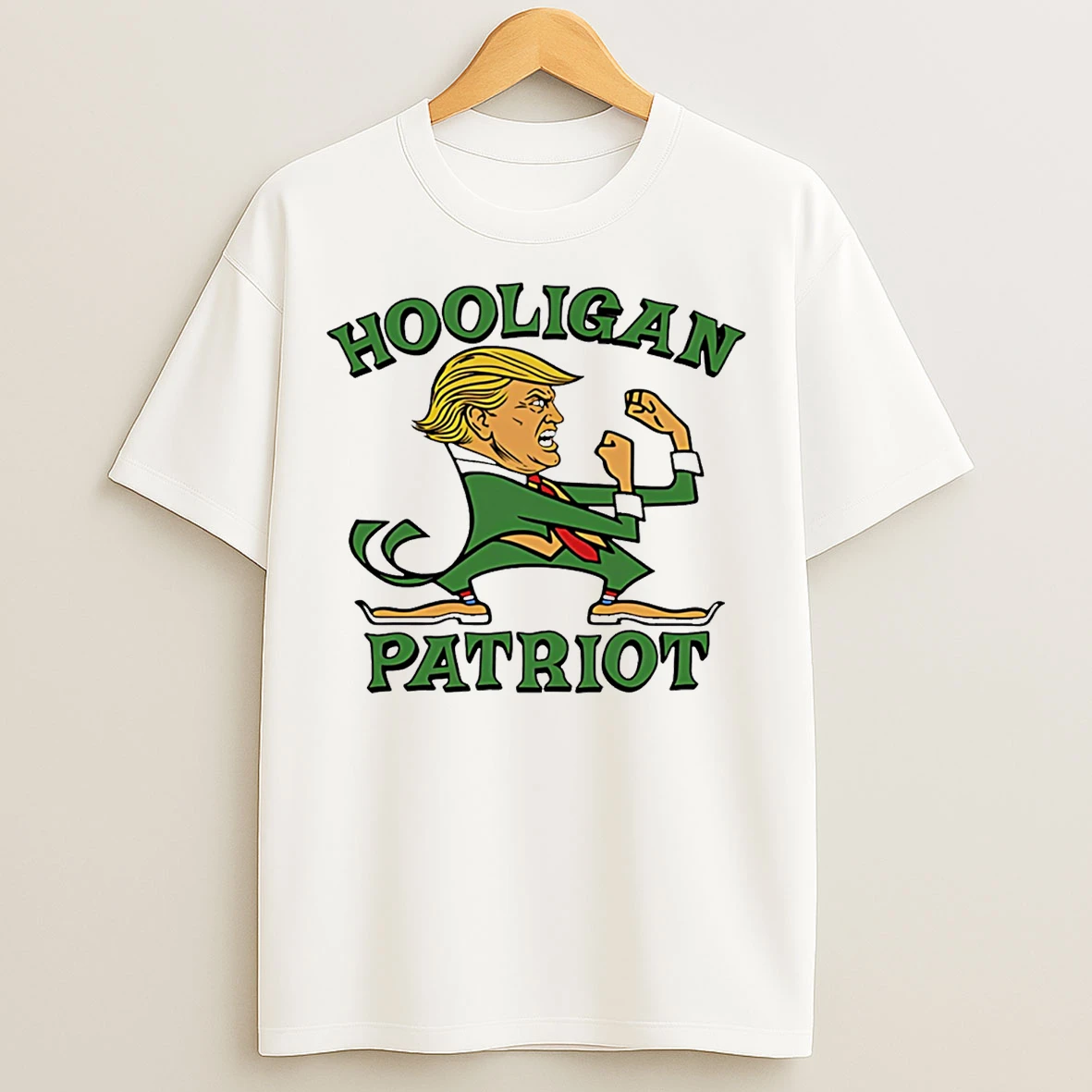 Classic Hooligan Patriot Trump Cartoon T Shirts