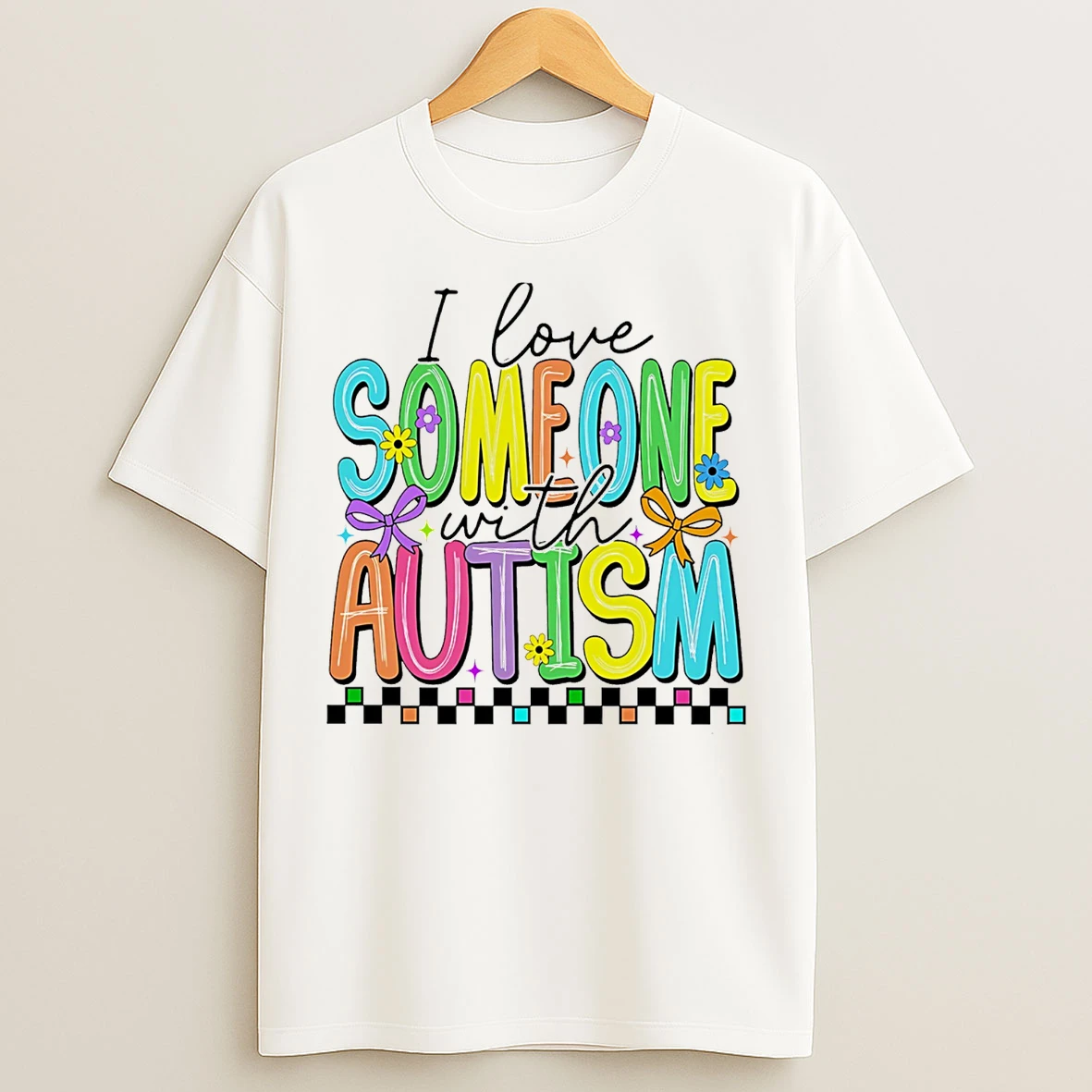 Classic I Love Someone With Autism T Shirts