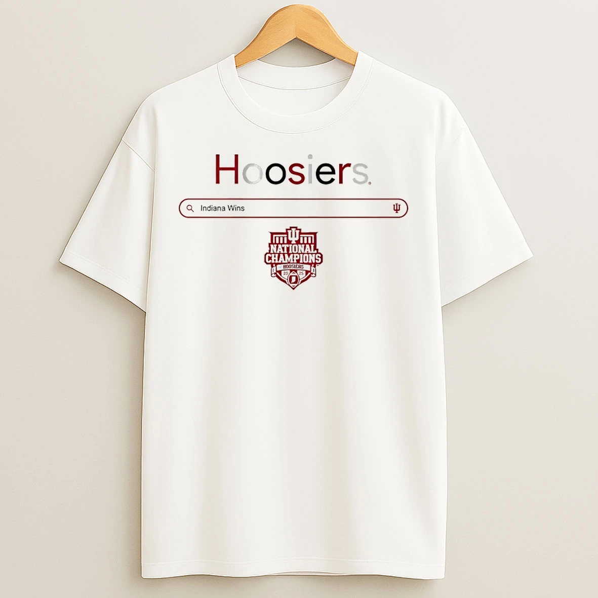 Classic Indiana Hoosiers Football Google Indiana Wins Web Search Logo T Shirts