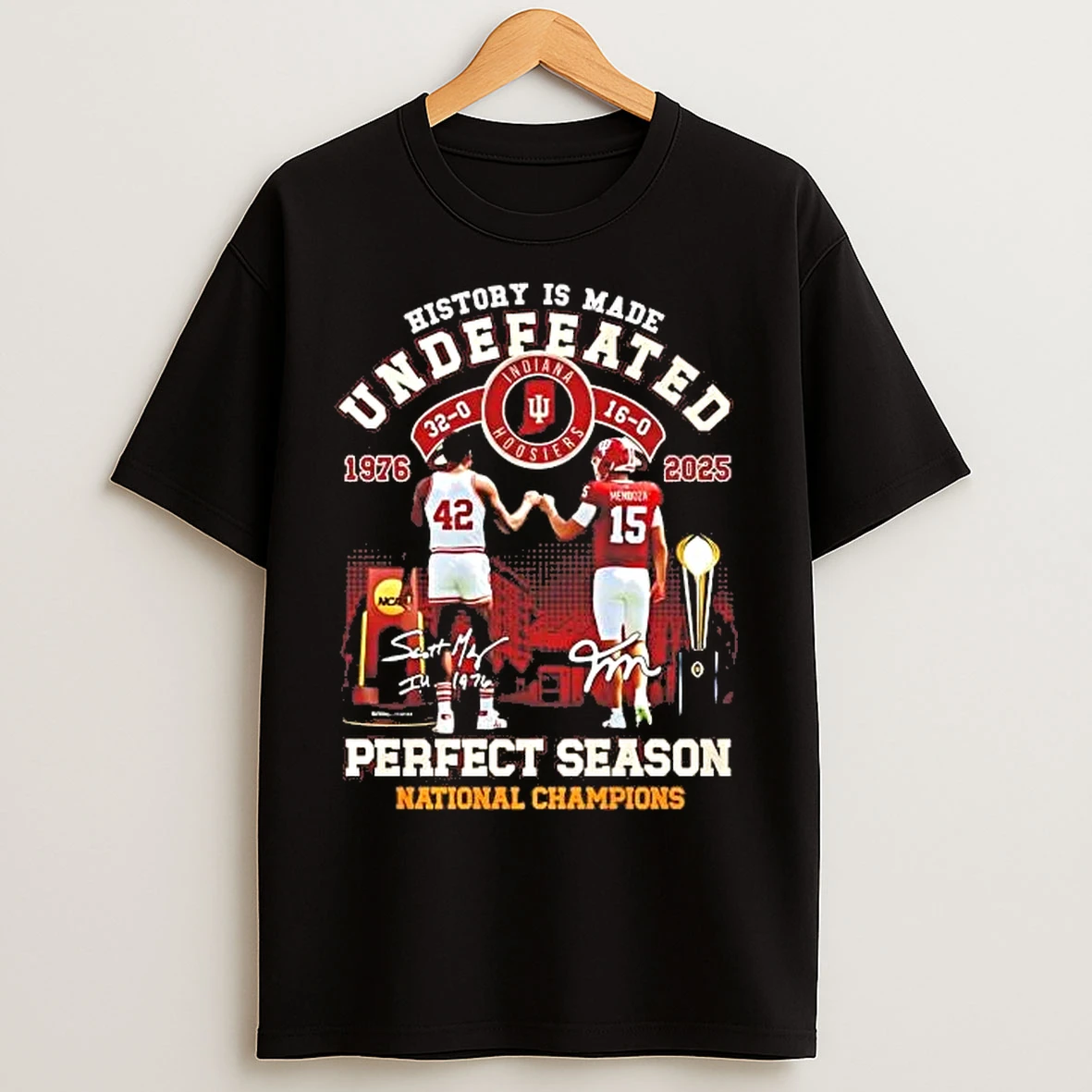 Classic Indiana Hoosiers History Is Made Undefeated Perfect Season 2025 T Shirts