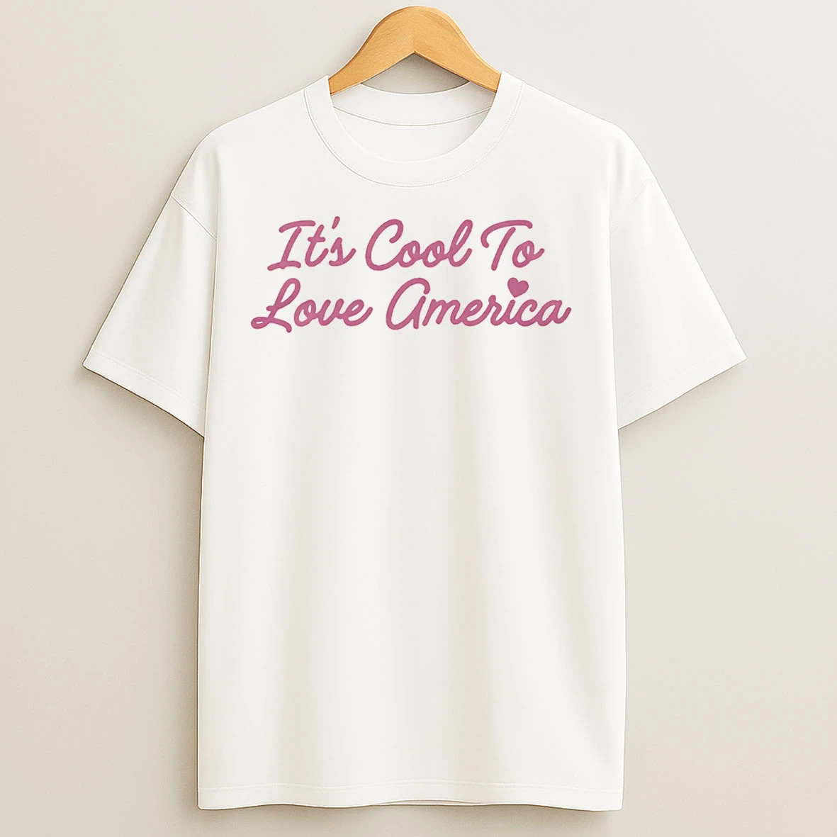 Classic Its Cool To Love America T Shirts