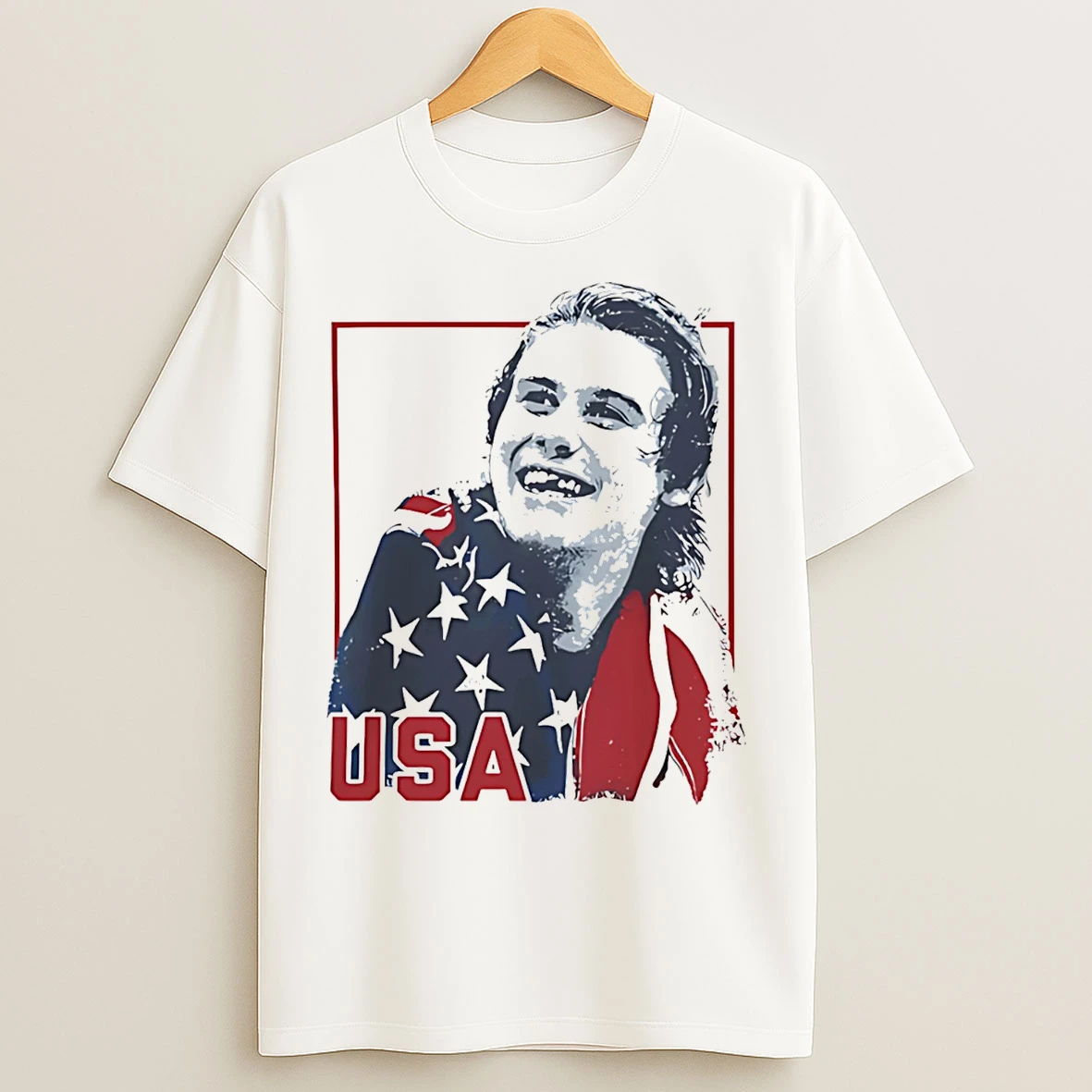 Classic Jack Hughes 2026 Usa Hockey T Shirts