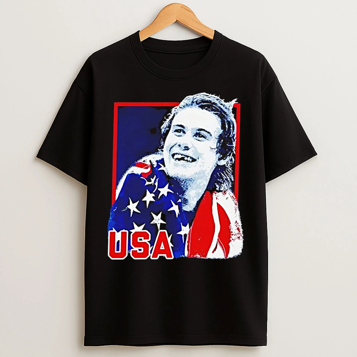 Classic Jack Hughes Blood Sweat And Teeth For The Gold Usa Hockey American Flag Olympic 2026 Milano Cortina T Shirts