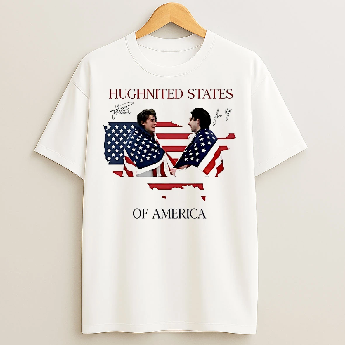 Classic Jack Hughes Hughnited States Of America T Shirts