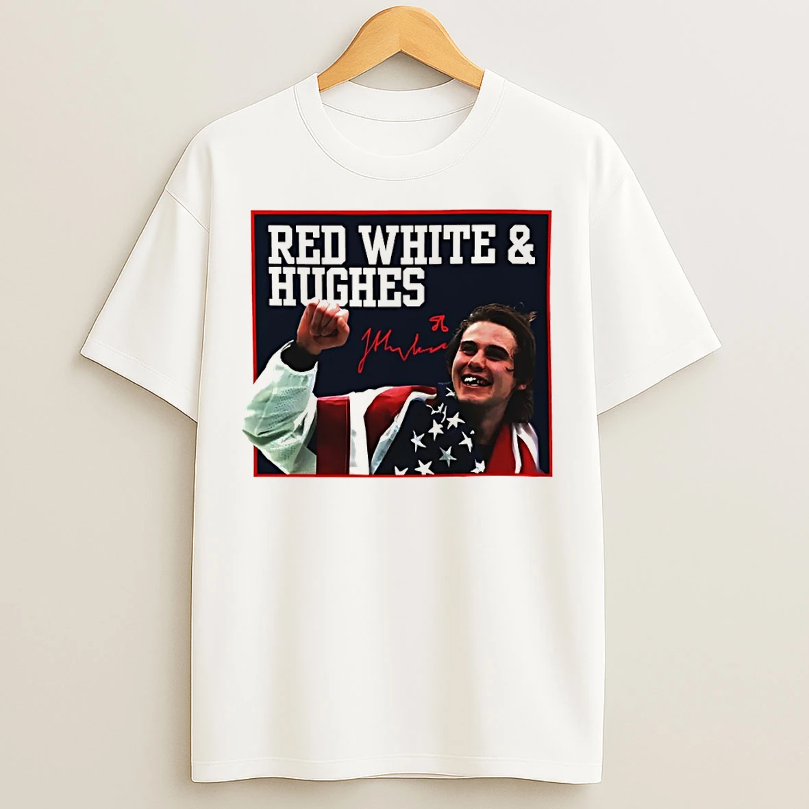 Classic Jack Hughes Usa Hockey Golden Goal 2026 American Flag Olympic Milano Cortina T Shirts