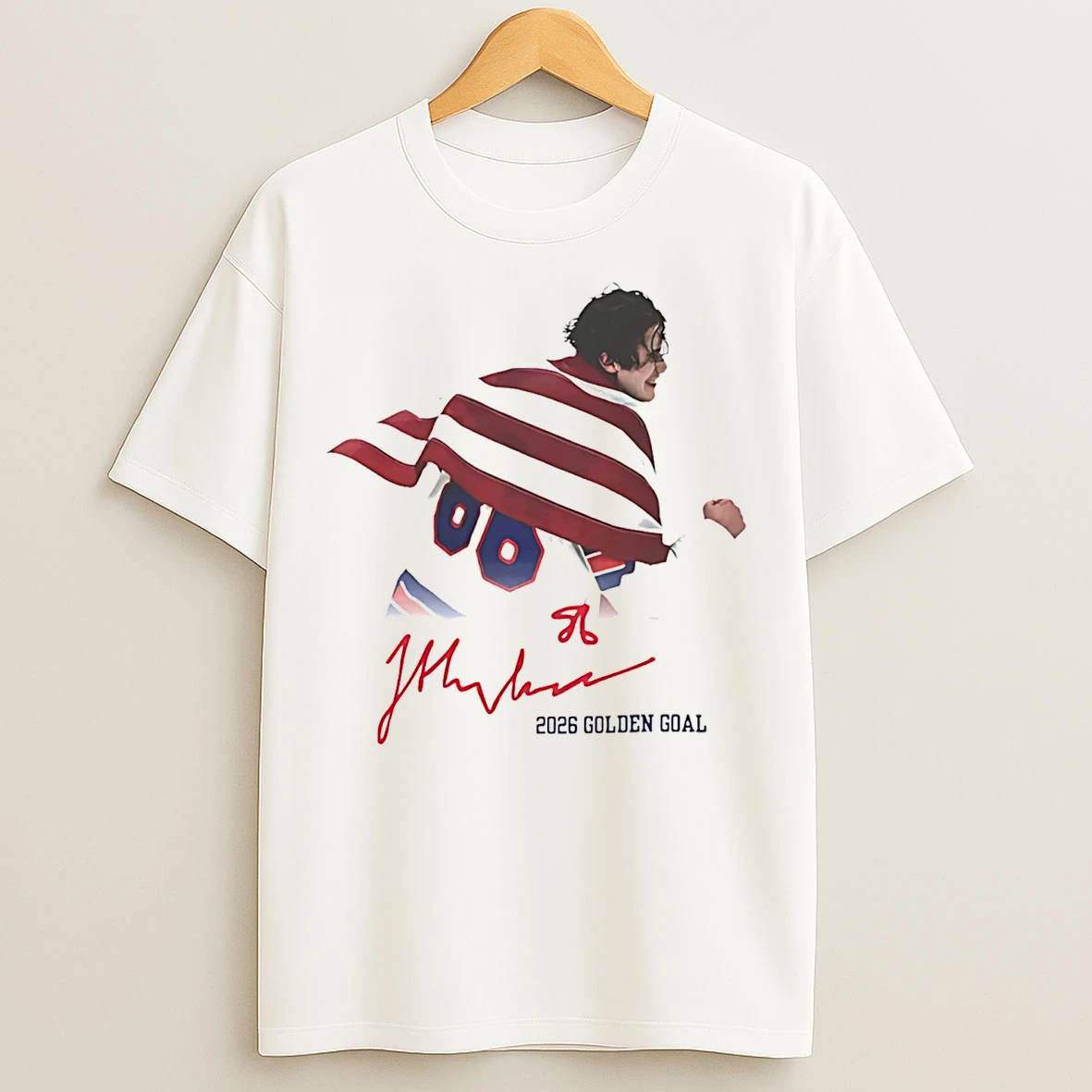 Classic Jack Hughes Usa Hockey Golden Goal 2026 Hockey Signature T Shirts