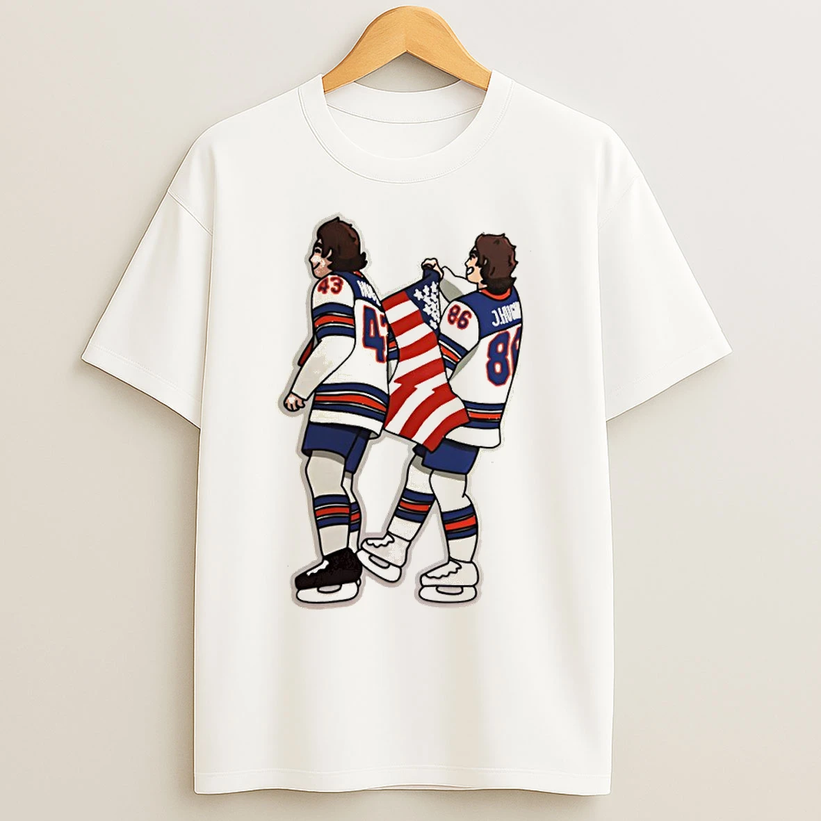 Classic Jack Hughes And Quinn Hughes Blood Sweat And Teeth For The Gold Usa Hockey Olympic Golden Goal T Shirts