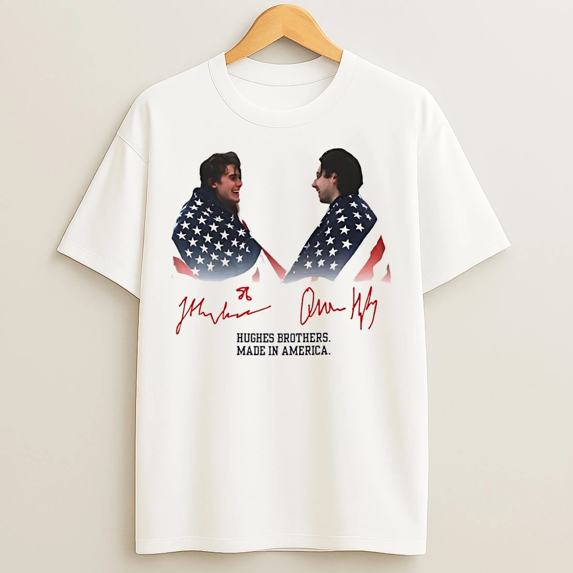 Classic Jack Hughes And Quinn Hughes Usa Hockey Goal 2026 Olympic Hughes Brothers Made In America T Shirts