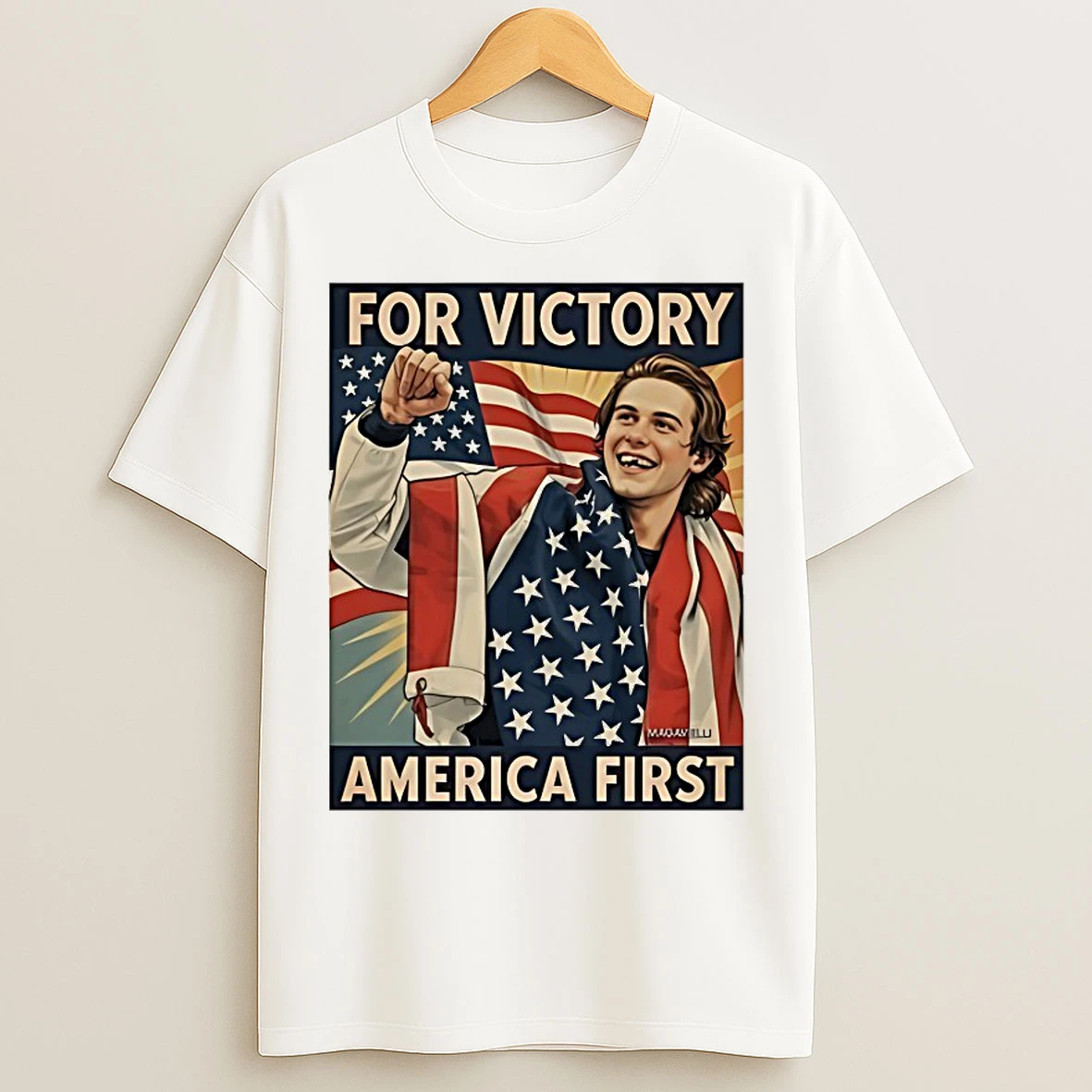 Classic Jack Hughes Missing Teeth For Victory America First T Shirts