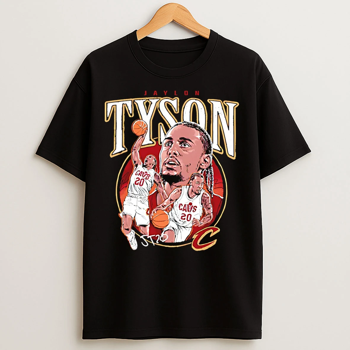 Classic Jaylon Tyson Cleveland Cavaliers Trio Signature T Shirts