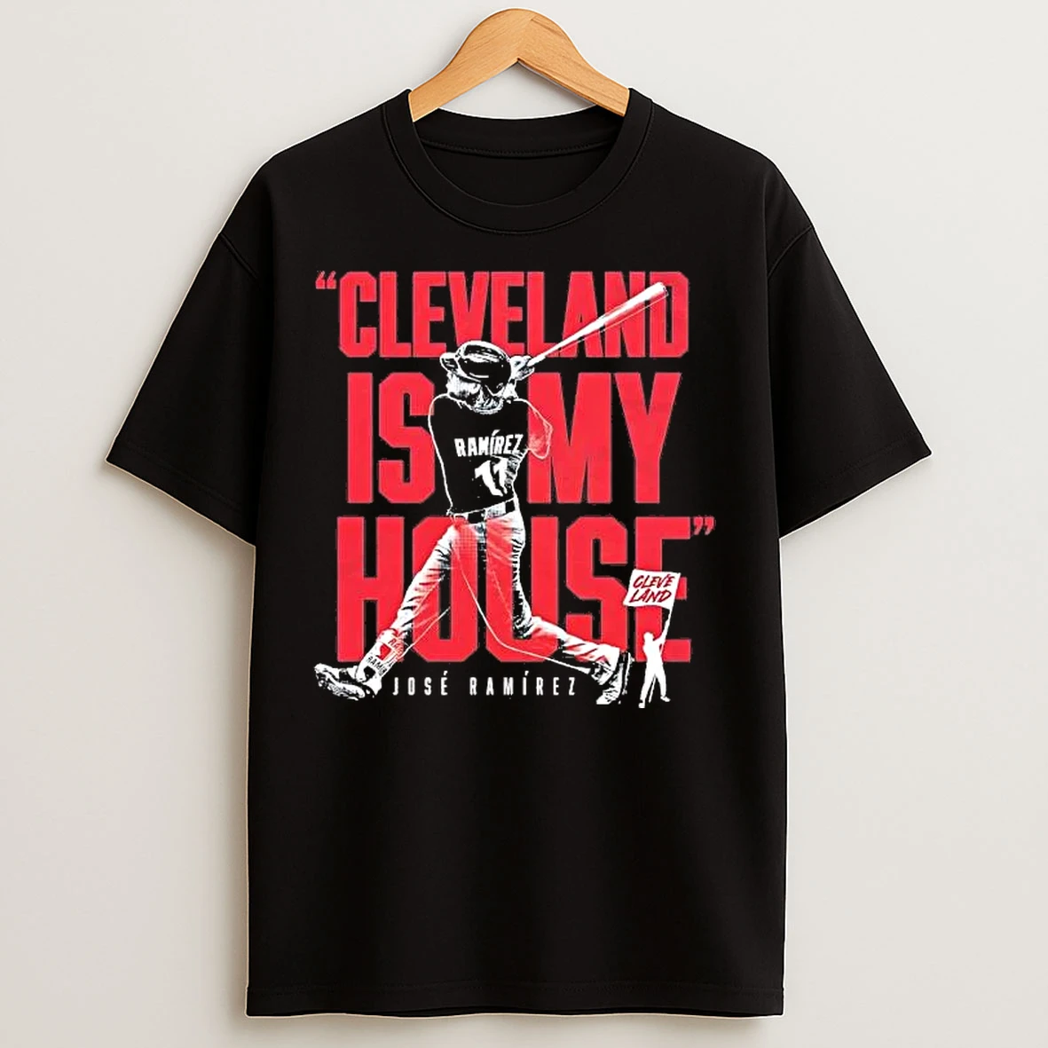 Classic Jose Ramirez Cleveland Is My House Cleveland Guardians T Shirts