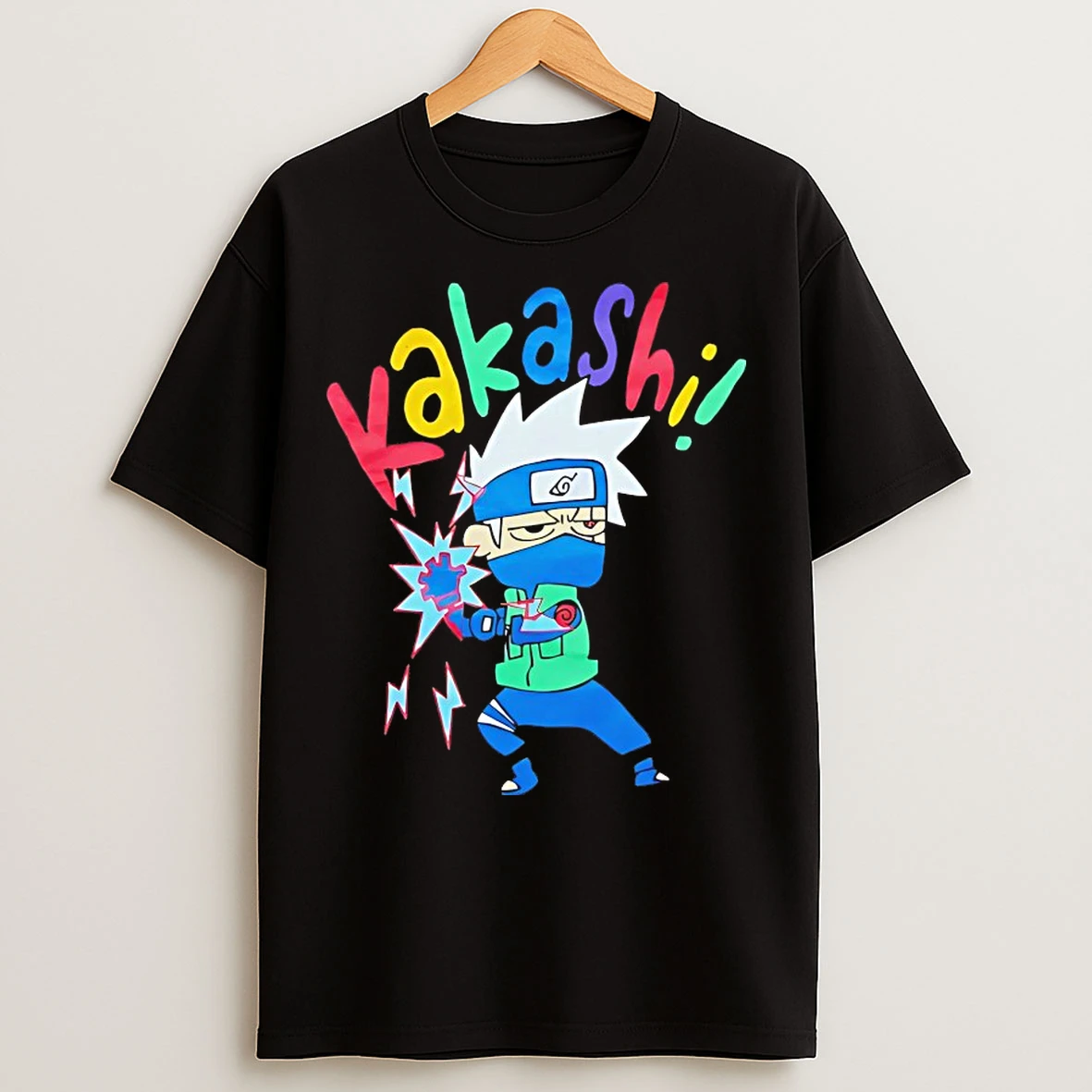 Classic Kakashi Hatake X Naruto Chibi T Shirts
