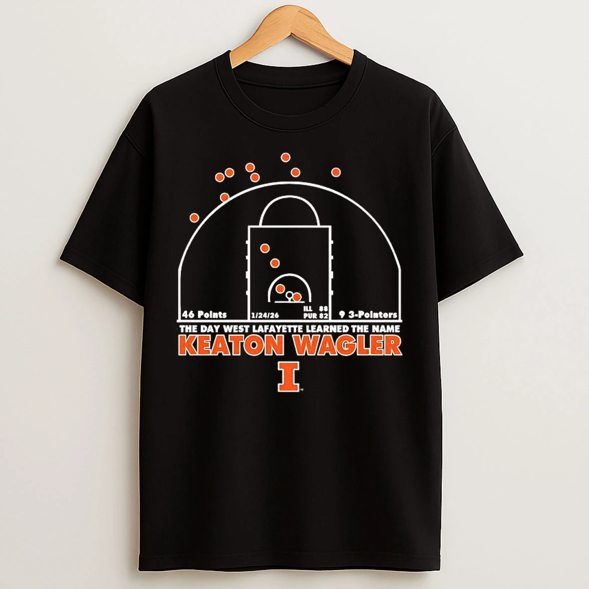 Classic Keaton Wagler The Day West Lafayette Learned The Name T Shirts