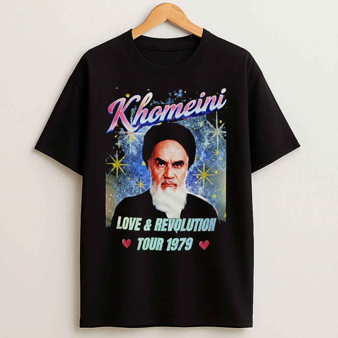 Classic Khomeini Love And Revolution Tour 1979 T Shirts