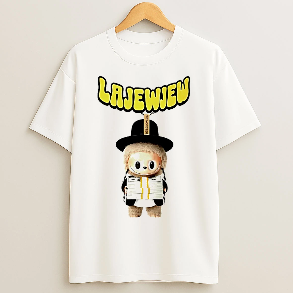 Classic Lajewjew X Labubu Parody T Shirts