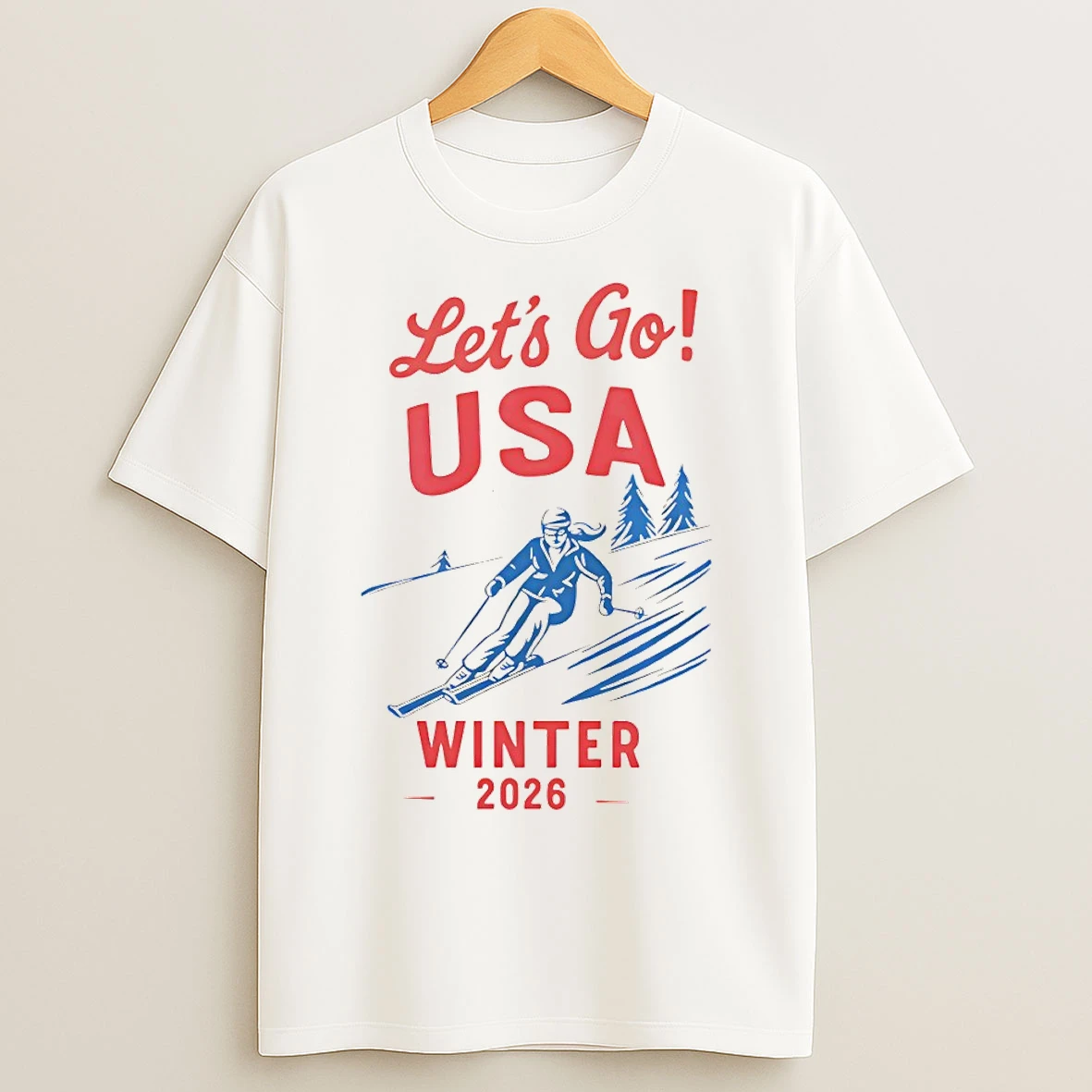Classic Lets Go Usa Winter Olympic 2026 Milano Cortina T Shirts