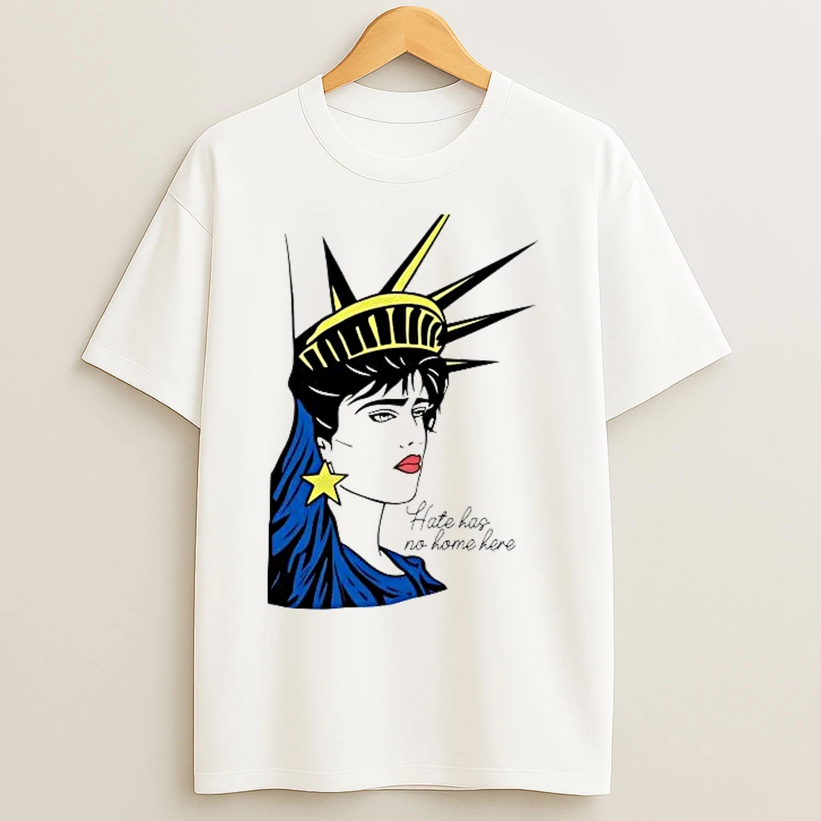 Classic Liberty Hate Has No Home Here Tee T Shirts