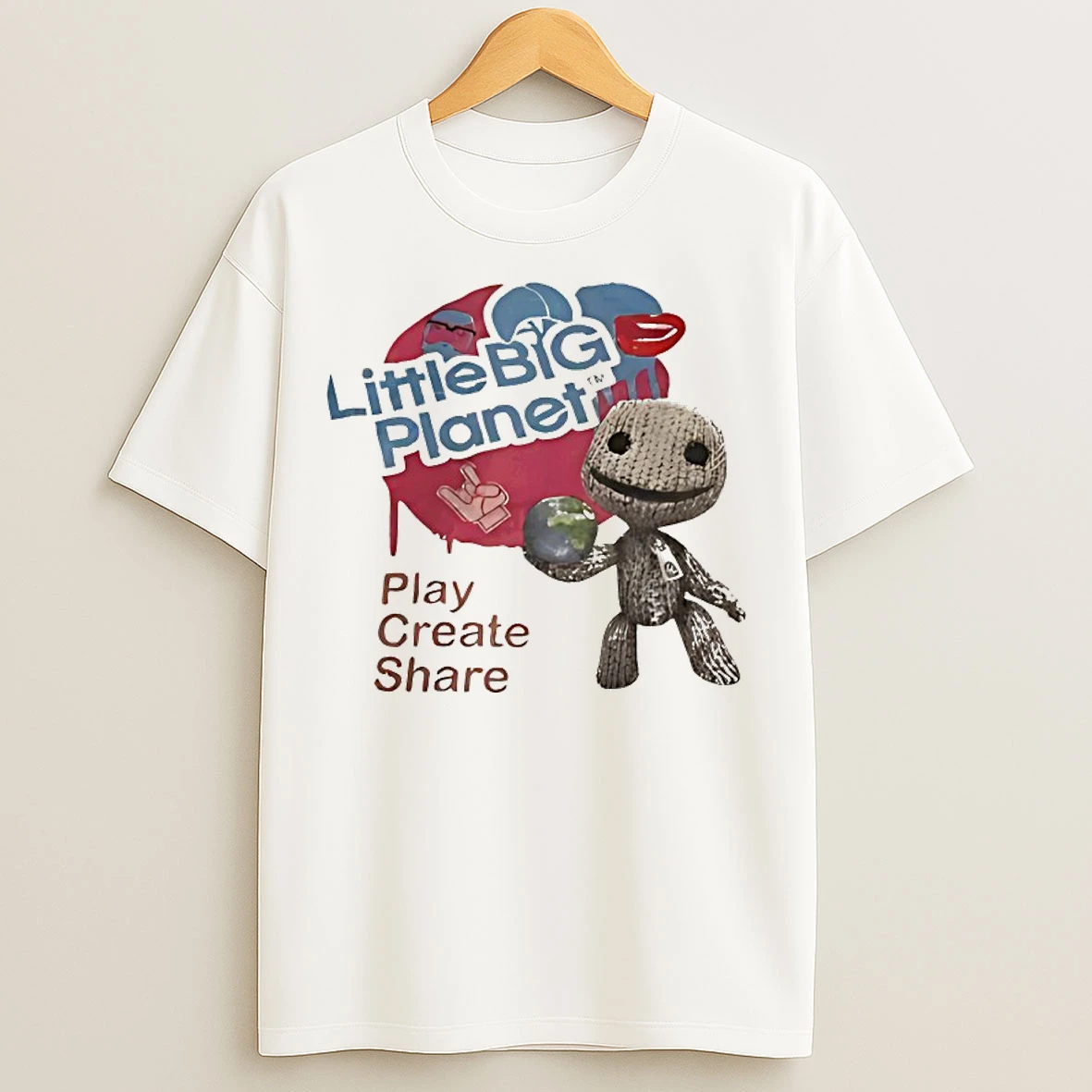 Classic Little Big Planet Play Create Share T Shirts