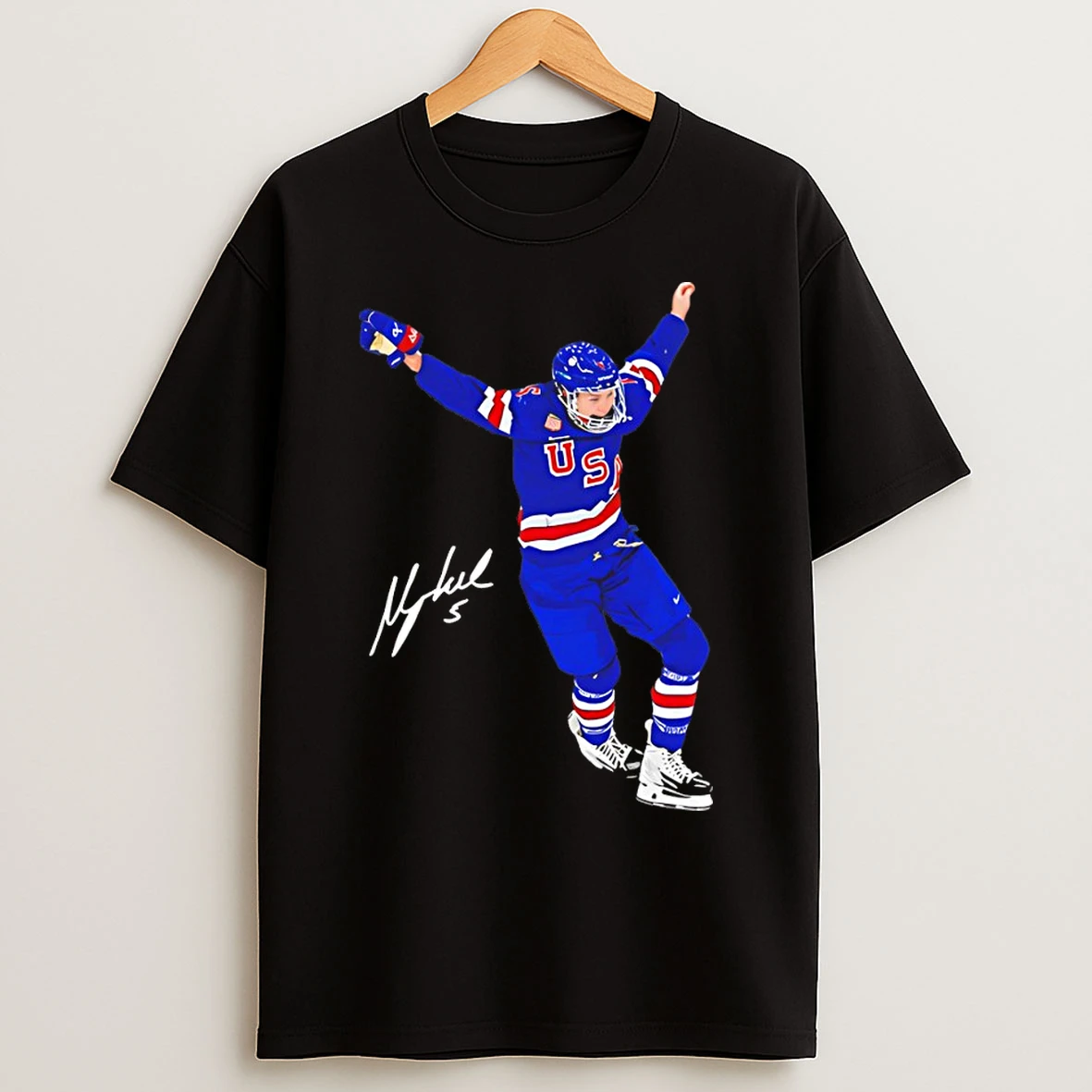Classic Megan Keller Usa Womens Olympic Hockey Gold Champions 2026 Signature T Shirts