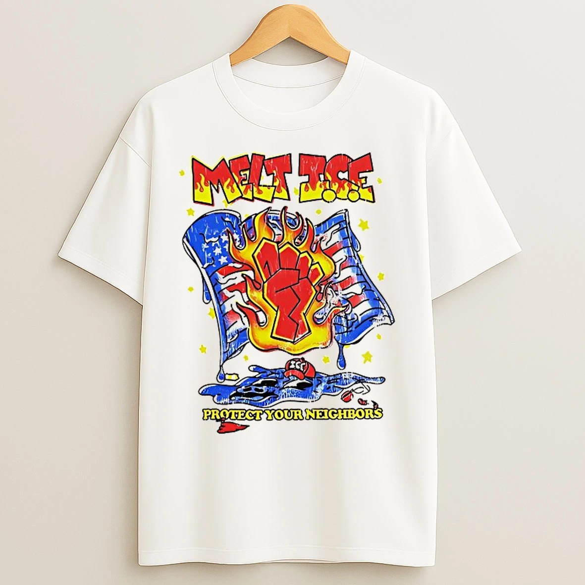 Classic Melt Ice Protect Your Neighbors T Shirts