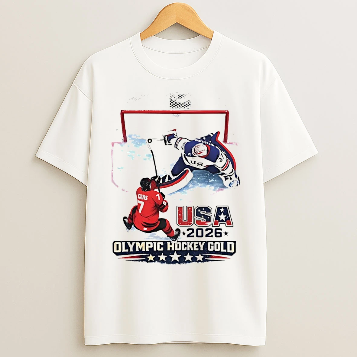 Classic Milano Cortina 2026 Usa Hockey Olympic Hockey Gold Vintage T Shirts