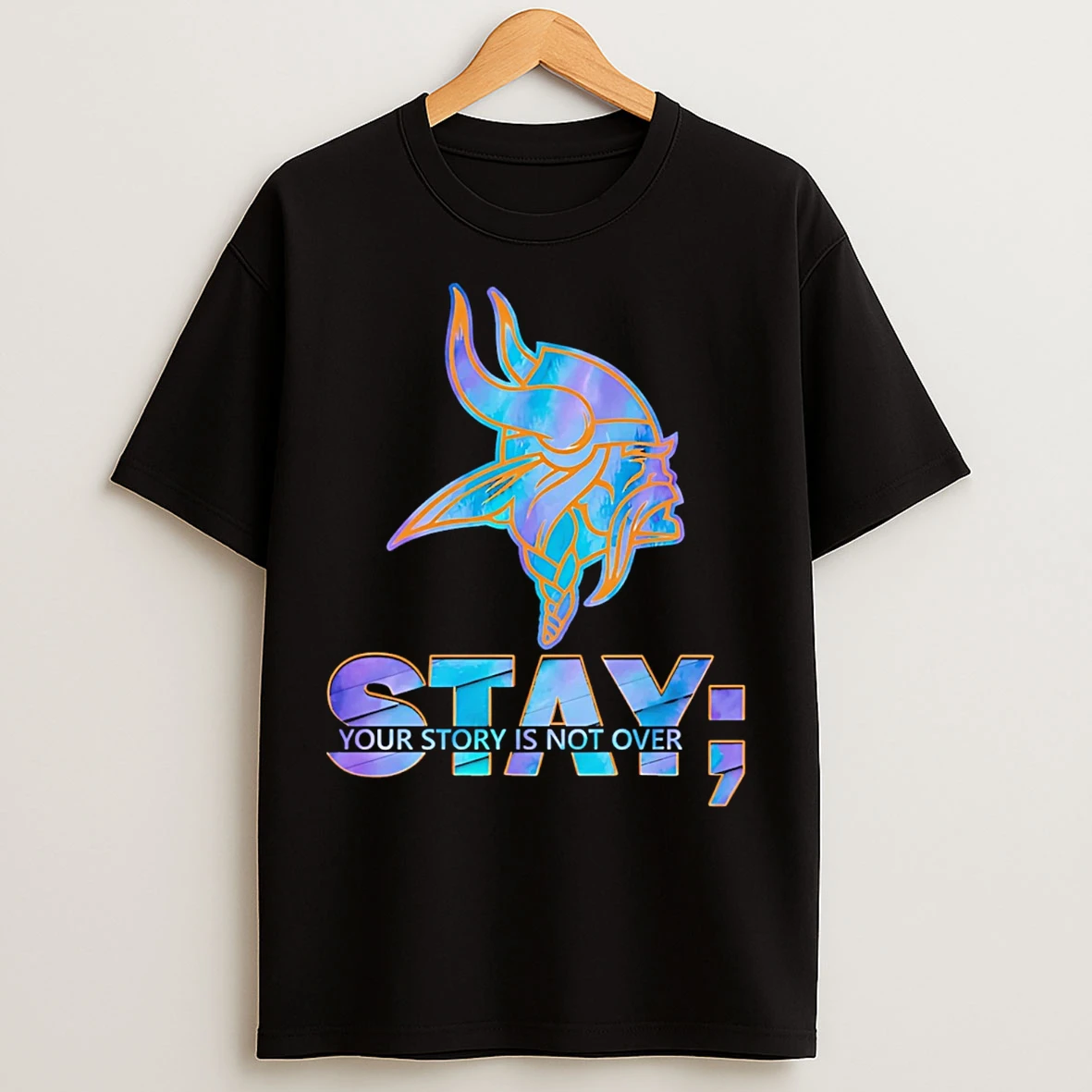 Classic Minnesota Vikings Stay Your Story Is Not Over T Shirts