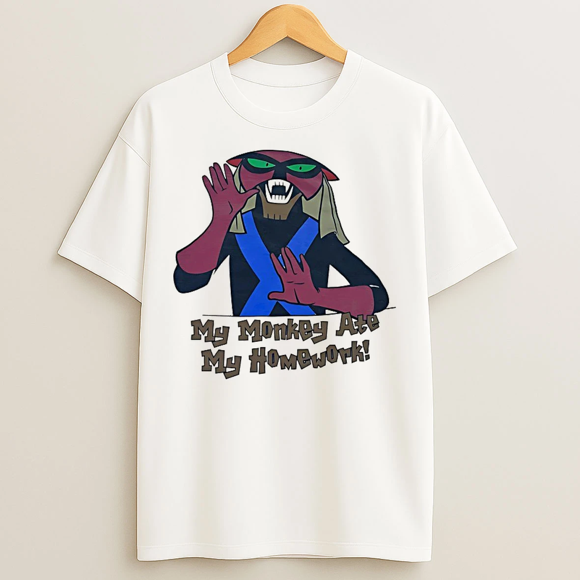 Classic My Monkey Ate My Homework T Shirts