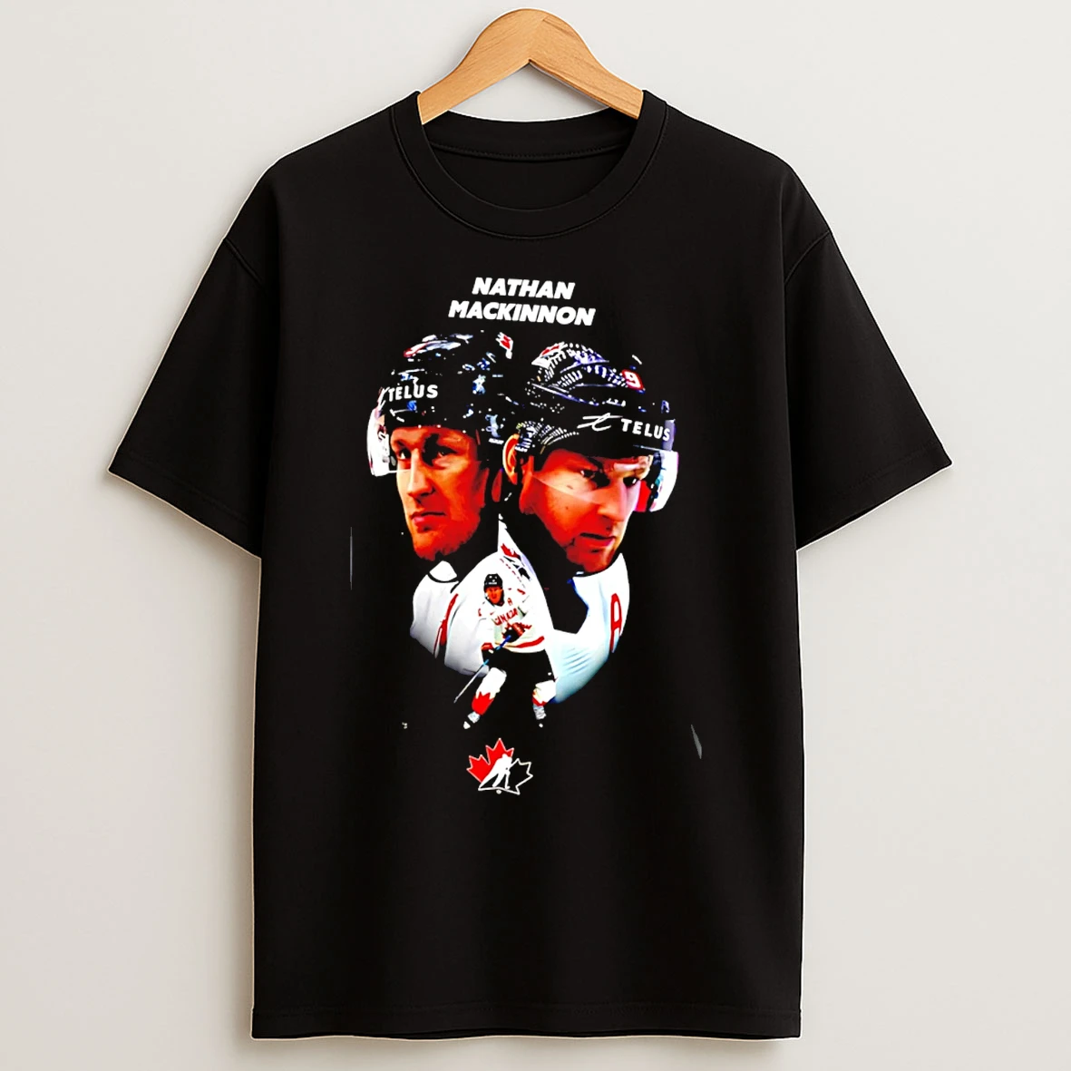 Classic Nathan Mackinnon Canada Hockey Graphic T Shirts